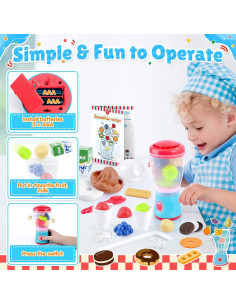 Licuadora de Juguete PLAY 27 Piezas con Luz y Sonido 2