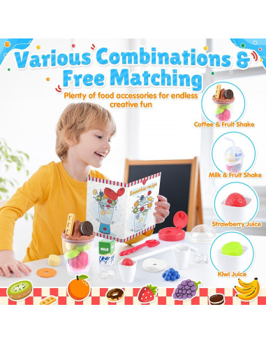 Licuadora de Juguete PLAY 27 Piezas con Luz y Sonido