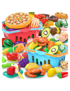 Set de Comida de Juego 120 Pcs MOEAWS para Niños