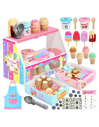 Set de Juego de Helado INNOCHEER para Niños 3-8 Años