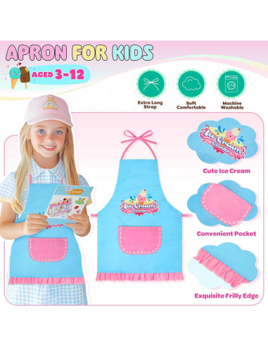 Set de Juego de Helado INNOCHEER para Niños 3-8 Años