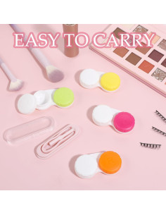 Estuche para Lentes de Contacto LIQWEI 12 Piezas Colorido Portátil 2