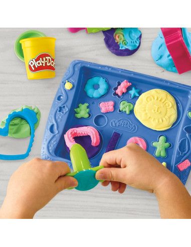 Juego de Creaciones de Galletas Play-Doh 10 Accesorios 0,52 kg