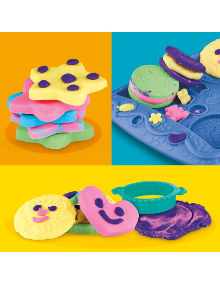 Juego de Creaciones de Galletas Play-Doh 10 Accesorios 0,52 kg