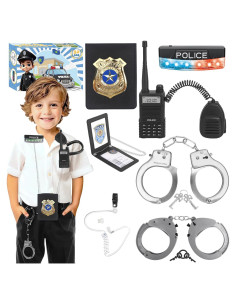 Set de Juguetes de Policía IVENRXIU con Accesorios Completo