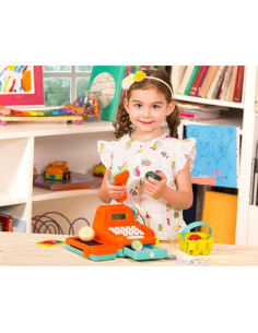 Caja Registradora Interactiva Battat 26 Piezas con Escáner 2