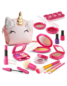 Kit de Maquillaje Falso WESAYEE Unicornio 3-8 Años