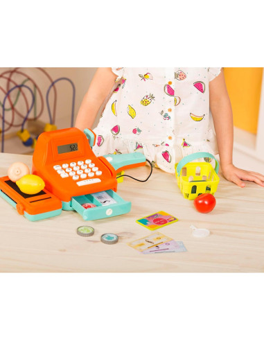 Caja Registradora Interactiva Battat 26 Piezas con Escáner