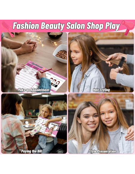 Set de Juguete de Estilista Gifts2U con 58 Accesorios