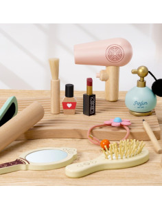 Juego de Maquillaje de Madera Atoylink 15 Piezas para Niñas 2
