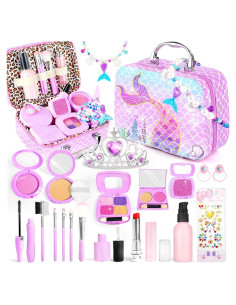 INNOCHEER Kit de Maquillaje Falso para Niñas 3 a 7 Años