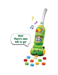 Aspiradora de Juguete VTech Recoge y Cuenta Verde 2