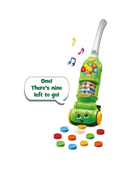 Aspiradora de Juguete VTech Recoge y Cuenta Verde