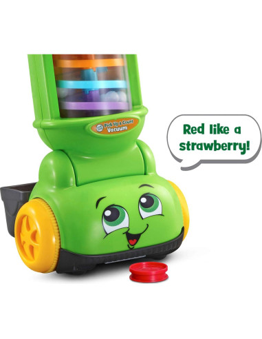 Aspiradora de Juguete VTech Recoge y Cuenta Verde