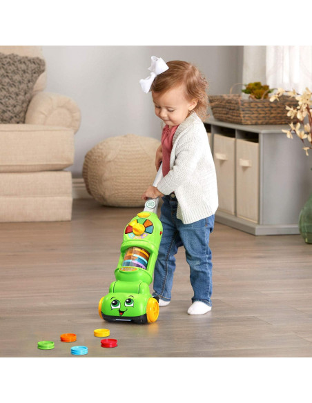 Aspiradora de Juguete VTech Recoge y Cuenta Verde