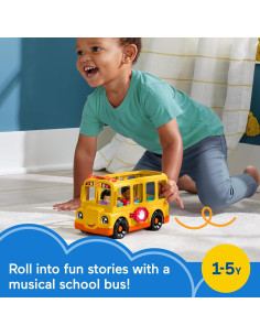 Juguete Autobús Escolar Fisher-Price Little People Musical 0.58kg 2