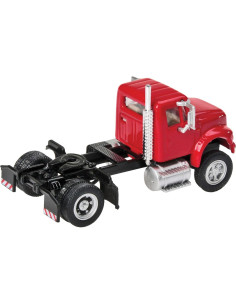Tractor Semi Remolque Internacional 4300 Escala HO Rojo 2