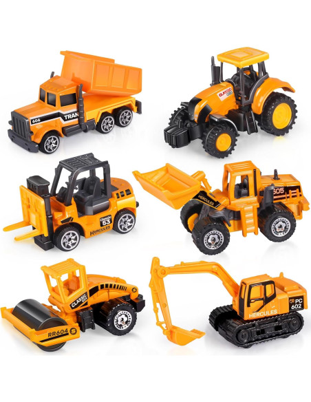Set de Juguetes de Construcción Oriate 28pcs con Vehículos Diecast