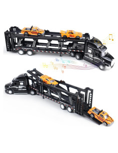 Camión Transportador de Coches CORPER TOYS con Luces y Sonidos