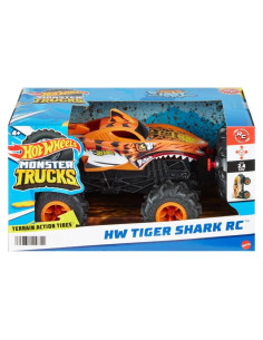 Hot Wheels RC Monster Truck Tiger Shark 1:24 Neumáticos Terreno