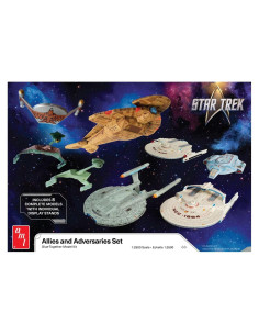 Conjunto Naves Star Trek AMT 1:2500 3 Piezas Modelo