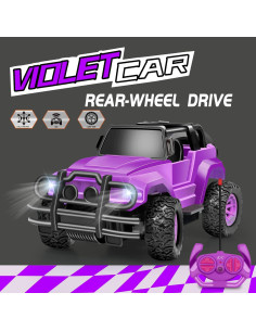 Coche RC Monstruo Ynybusi 1:20 LED para Niños 6-10 Años 2