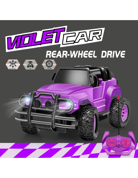 Coche RC Monstruo Ynybusi 1:20 LED para Niños 6-10 Años