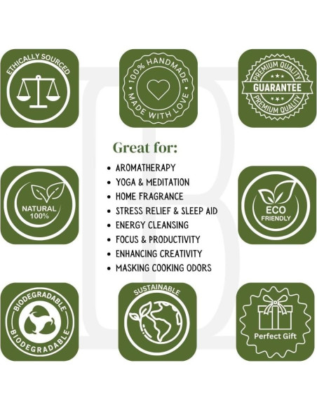 Soporte de Incienso de Madera de Mango Ecológico Azul 30.48 cm