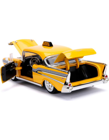 Jada Taxi Chevrolet Bel Air 1957 con Deadpool 1/24