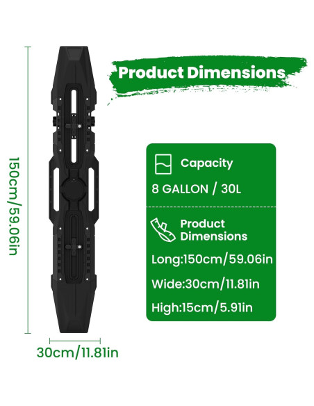 Tanque de Agua Just-V 30 Litros con Ducha para Camping