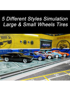 Juego de Ruedas 1/64 XYELKW 5 Estilos Goma Blanco 2