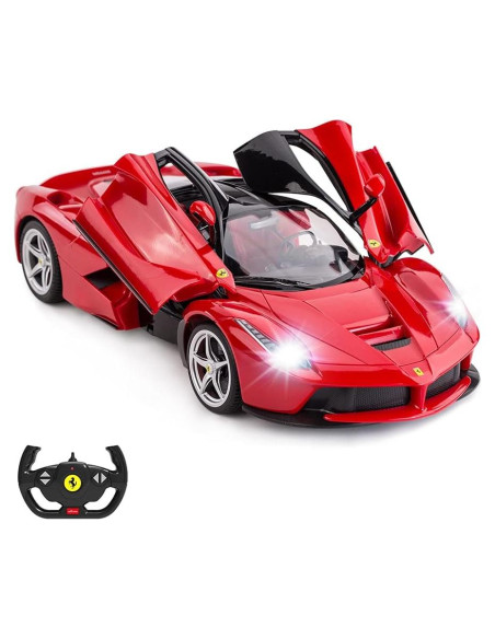 Coche RC Rastar Ferrari LaFerrari 1:14 Rojo Detallado