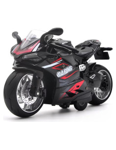 Motocicleta de Juguete CYYSFIVQZ 1:12 con Sonidos y Luces