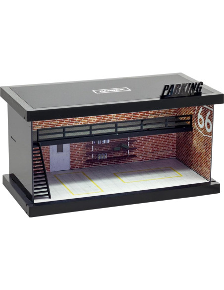 Escena de Estacionamiento Gtcwmx 1:64 con LED y Acrílico