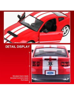 Coche RC Vinie Ford Mustang GT500 1:14 con Luces LED 2