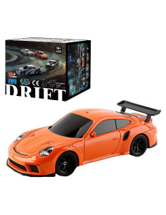Coche Drift RC 1/43 Funnyndiy 15 KM/H 4WD Naranja RTR