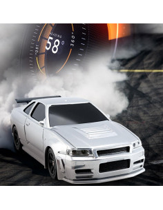 Coche Drift RC 1/43 Funnyndiy 15 KM/H 4WD Naranja RTR 2
