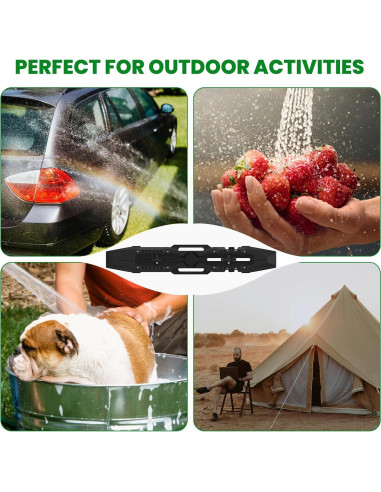 Tanque de Agua Just-V 30 Litros con Ducha para Camping