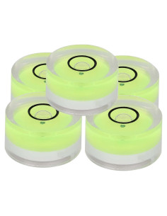 5 Niveles de Burbuja Redondos Walfront 15mm Portátiles