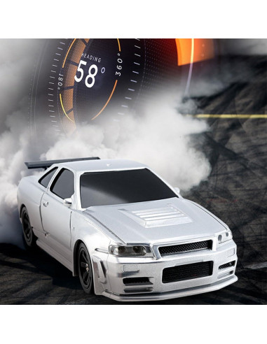 Coche Drift RC 1/43 Funnyndiy 15 KM/H 4WD RTR con Luces