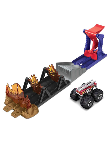 Juego de Camiones Monstruos Hot Wheels 5 Alarm 1:64