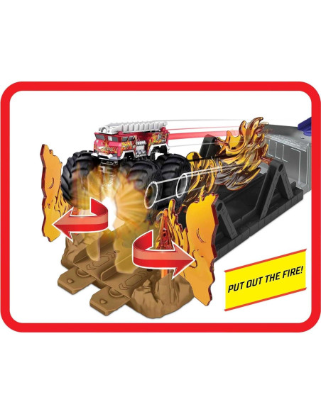 Juego de Camiones Monstruos Hot Wheels 5 Alarm 1:64