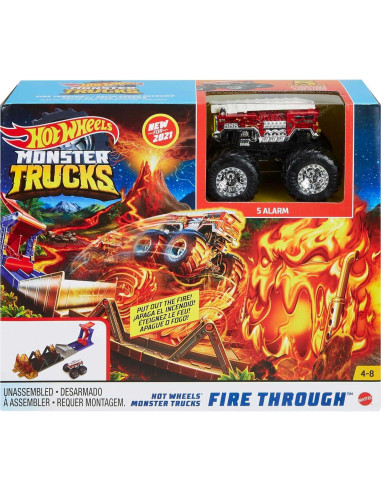 Juego de Camiones Monstruos Hot Wheels 5 Alarm 1:64