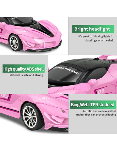 Coche de Control Remoto Ynybusi 2 en 1 Deformable Azul/Rosa