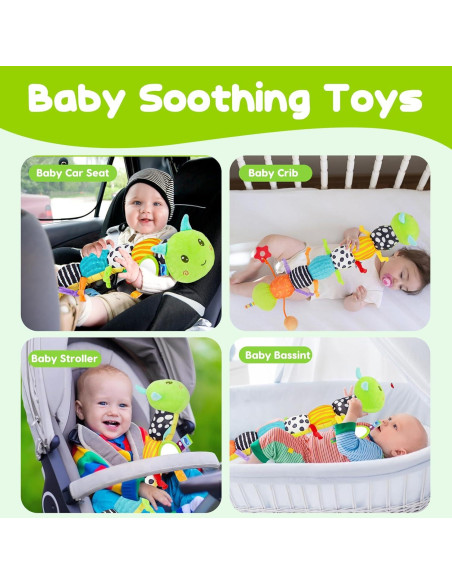 Juguete Sensorial Oruga Musical Melodyinn 50,8 cm Verde Juguete Sensorial Oruga Musical Melodyinn 50,8 cm Verde