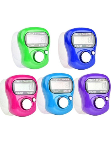 Contador Electrónico de Dedos Jowxsx Azul LED 10.9g