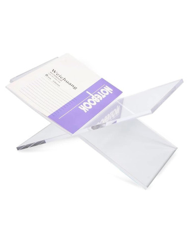 Soporte de Libro Acrílico Amlits Grande para Cocina y Lectura