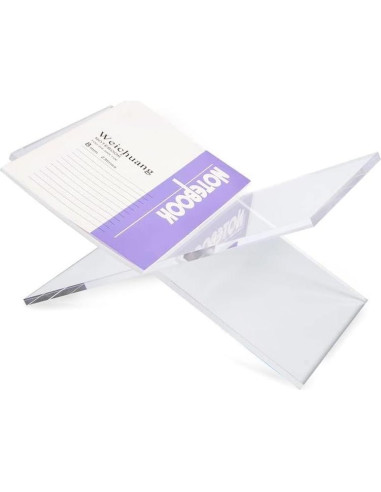 Soporte de Libro Acrílico Amlits Grande para Cocina y Lectura