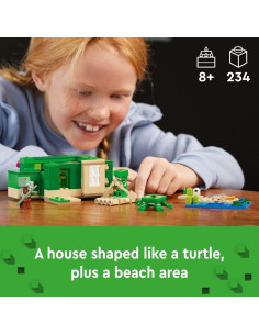 LEGO Minecraft Casa de Playa Tortuga 21254 - 234 Piezas 2
