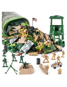 Set de Juguetes de Soldados Divwa 160 Piezas Segunda Guerra